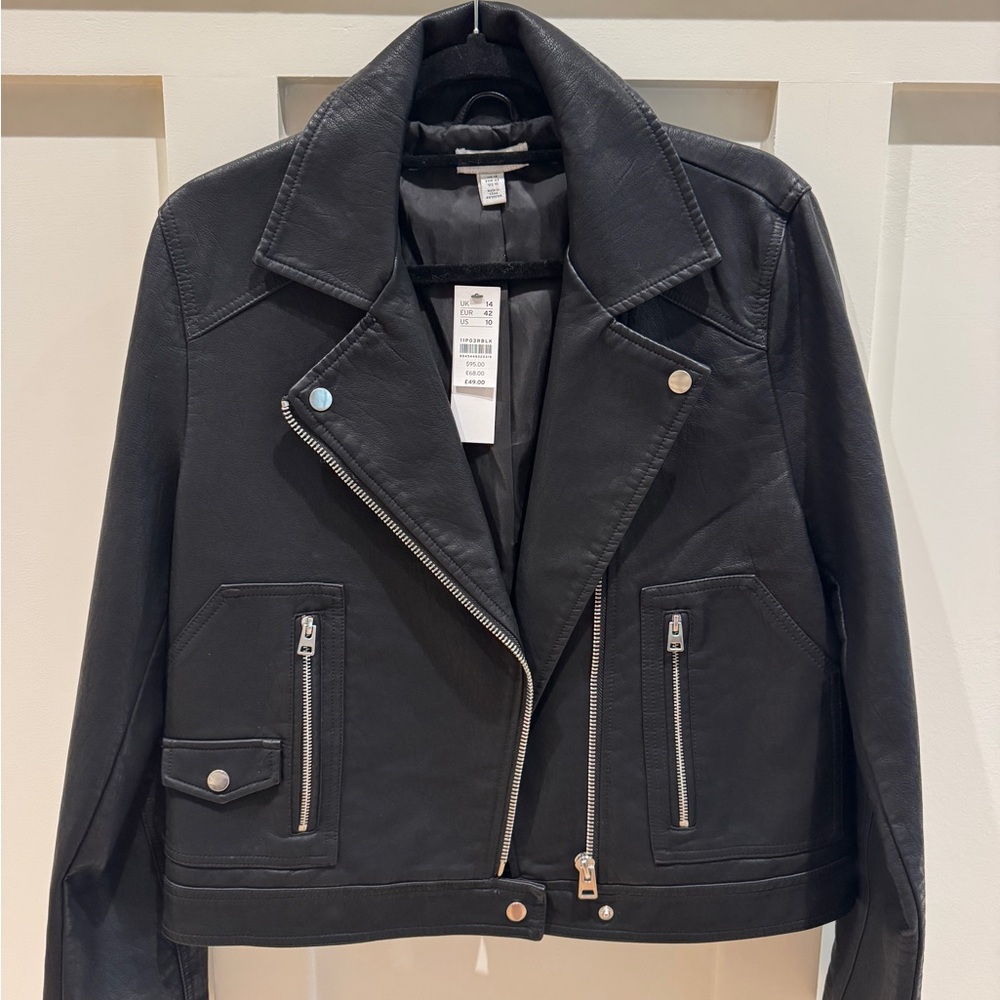 Women's Black Biker Jacket